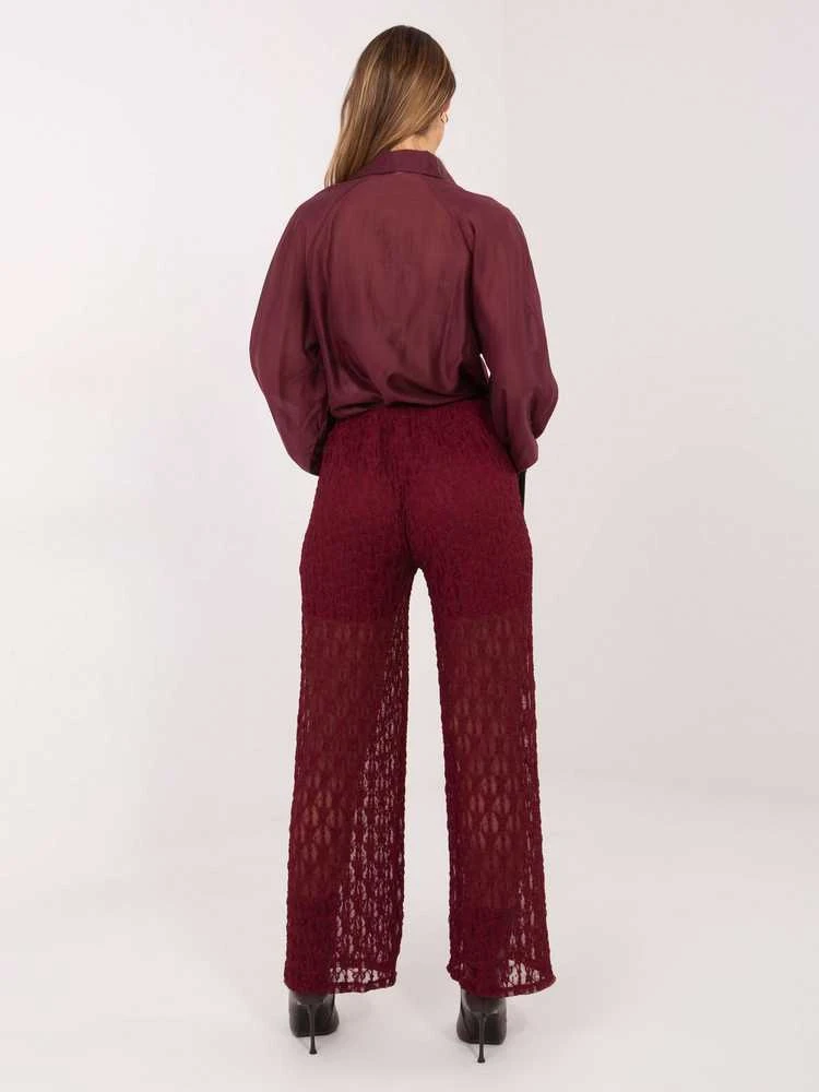 Italy Moda Kelnės-IT-SP-9965.77-bordinė