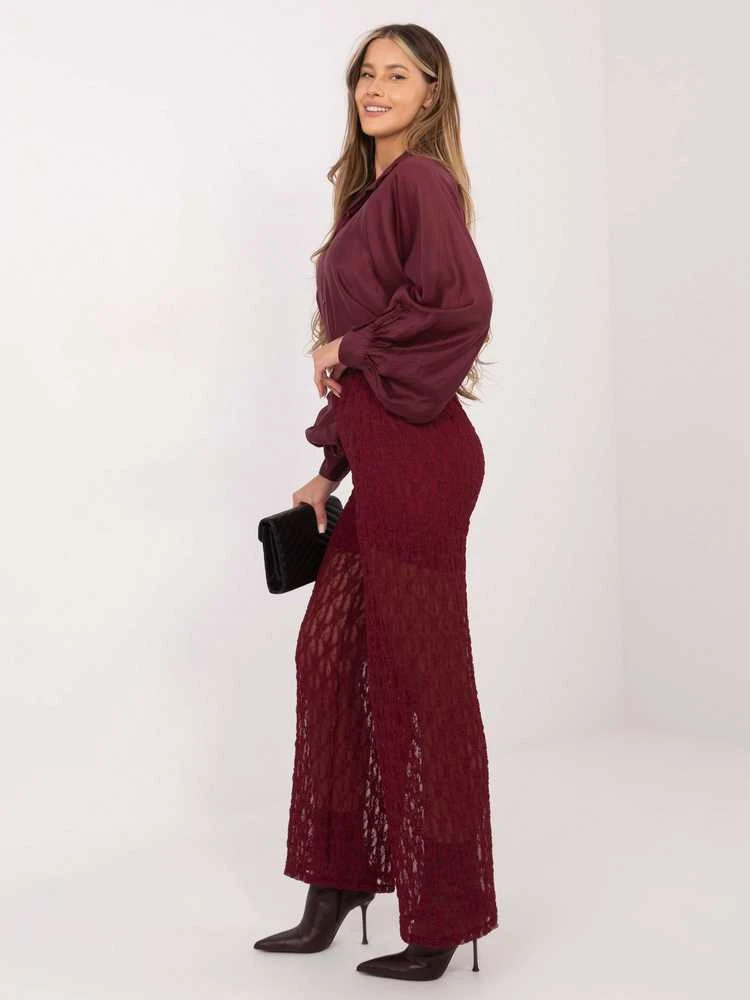 Italy Moda Kelnės-IT-SP-9965.77-bordinė
