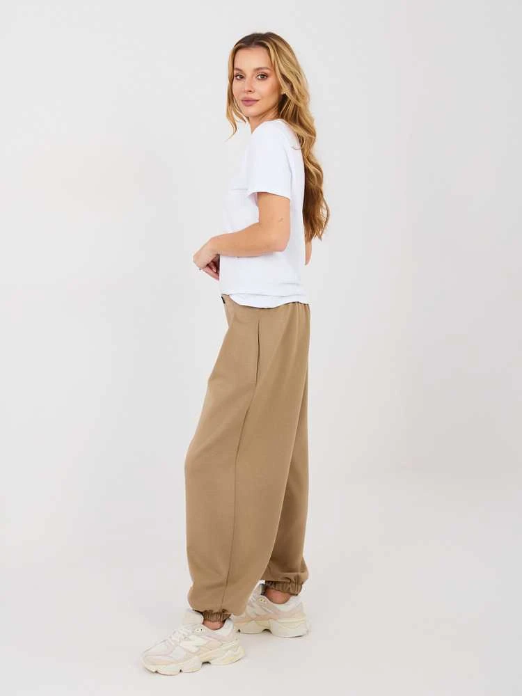 Italy Moda Kelnės-IT-SP-9995.12P-ciemny bezowy