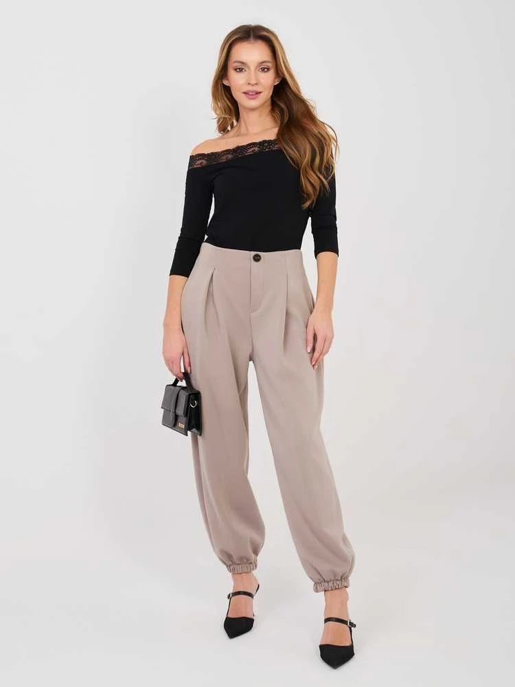 Italy Moda Kelnės-IT-SP-9995.12P-ciemny bezowy