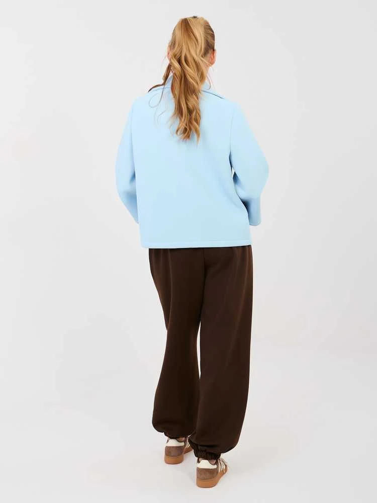 Italy Moda Kelnės-IT-SP-9995.16P-ciemny ruda