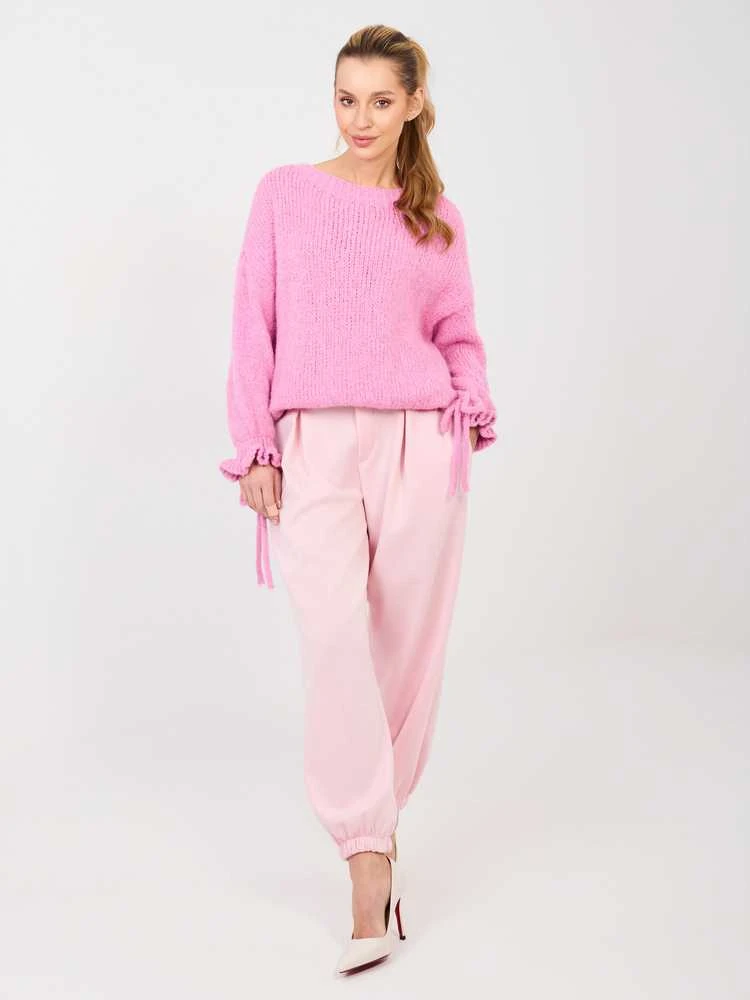Italy Moda Kelnės-IT-SP-9995.16P-jasny rožinė
