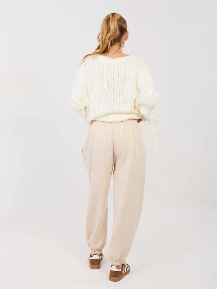 Italy Moda Kelnės-IT-SP-9995.16P-jasny smėlio spalva