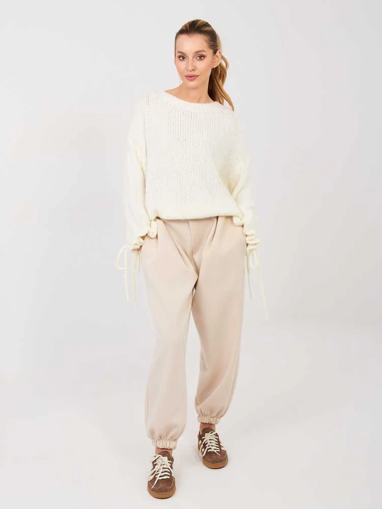 Italy Moda Kelnės-IT-SP-9995.16P-jasny smėlio spalva