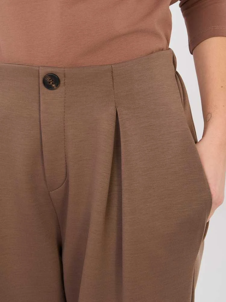 Italy Moda Kelnės-IT-SP-9995.16P-ruda