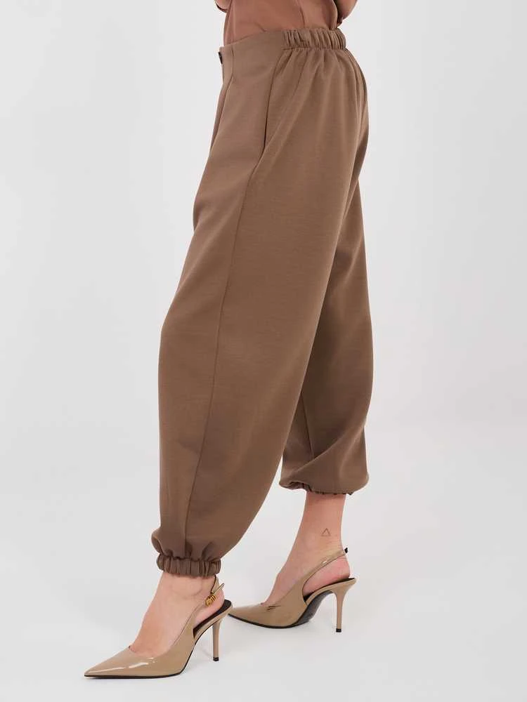 Italy Moda Kelnės-IT-SP-9995.16P-ruda