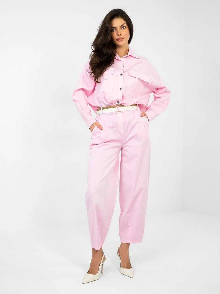 Italy Moda Kelnės-IT-SP-FL10125.78-jasny rožinė