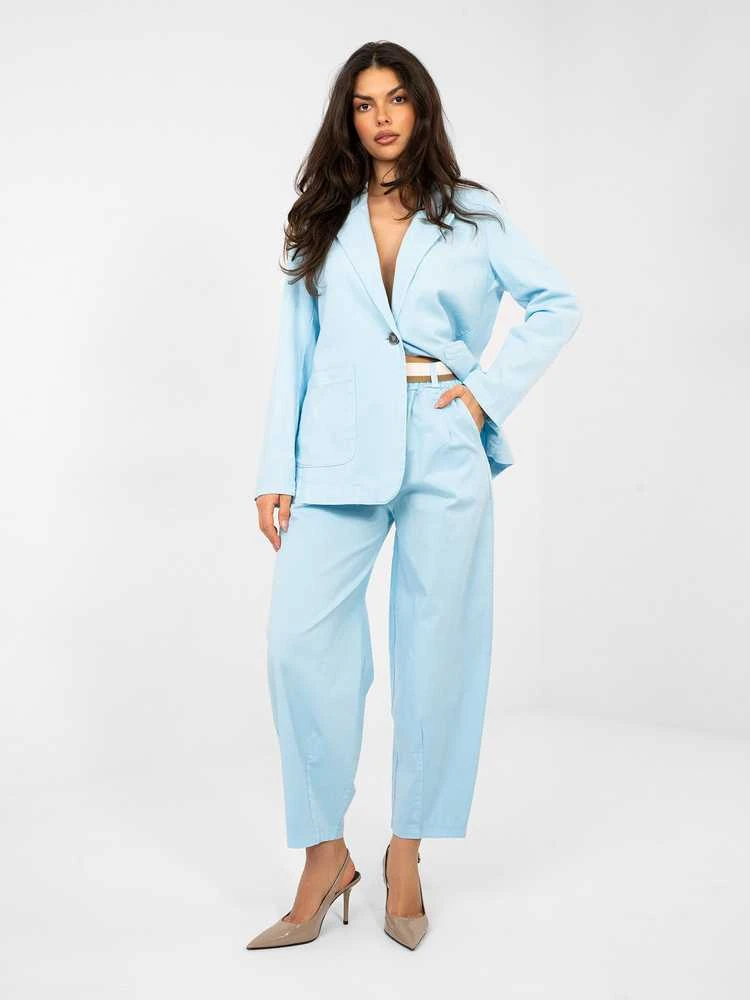 Italy Moda Kelnės-IT-SP-FL10125.78-šviesiai mėlyna