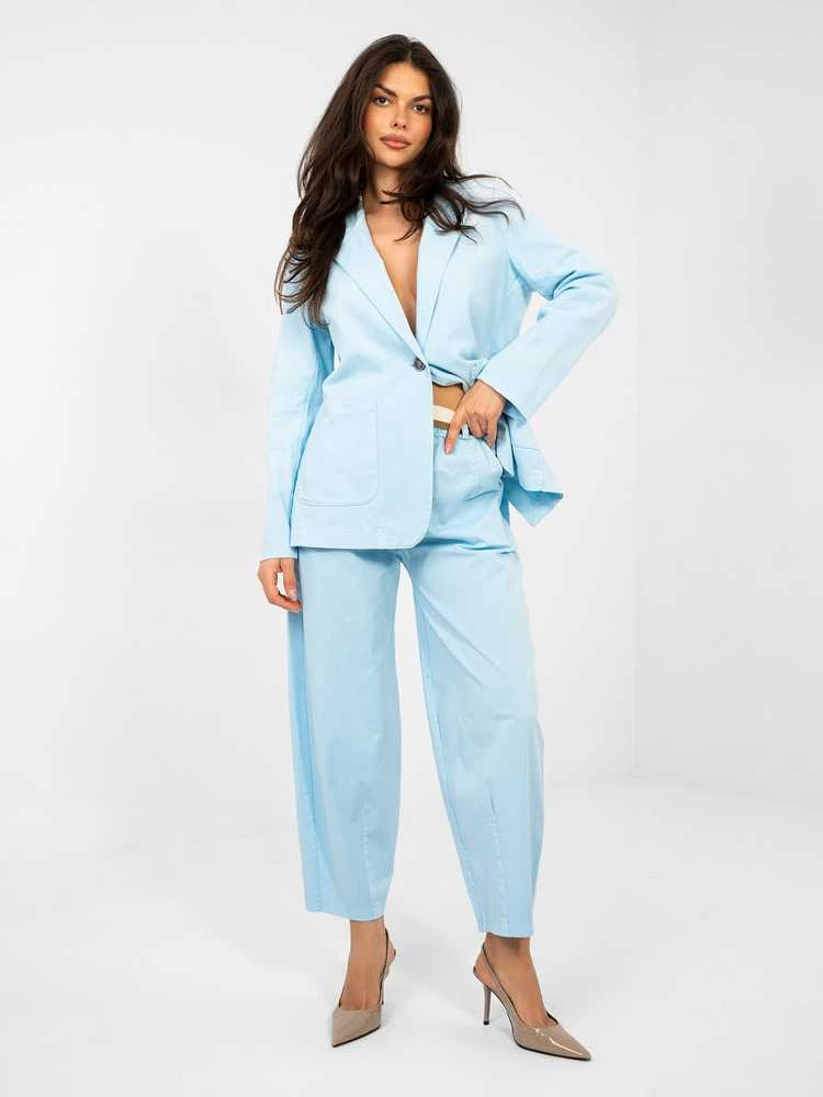 Italy Moda Kelnės-IT-SP-FL10125.78-šviesiai mėlyna