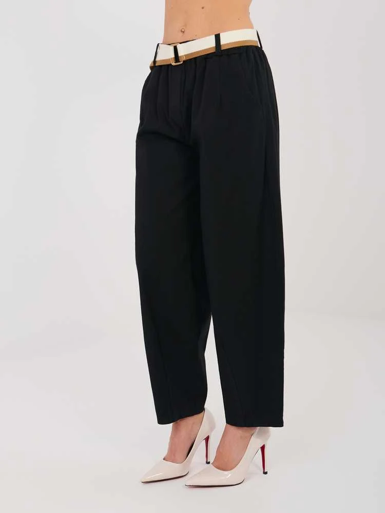 Italy Moda Kelnės-IT-SP-FL10125.80-juoda