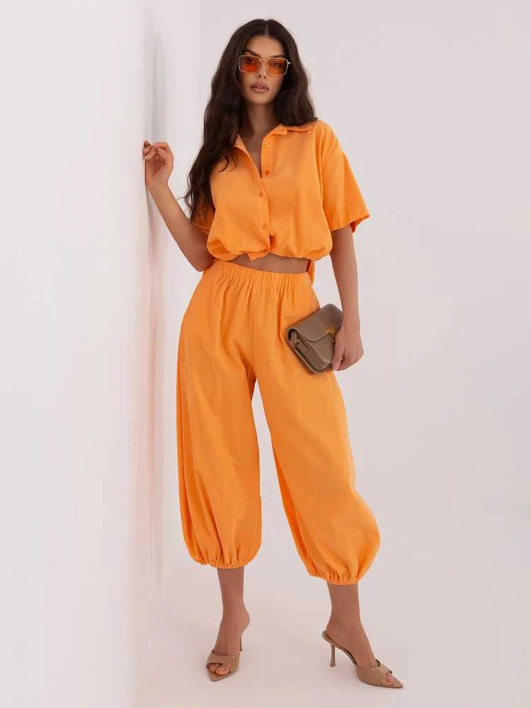 Italy Moda Kelnės-IT-SP-FL10309-1.02-jasny oranžinė