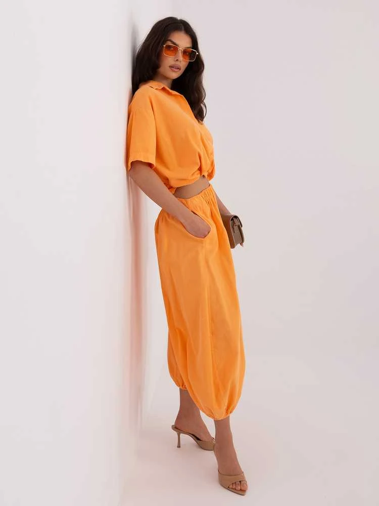 Italy Moda Kelnės-IT-SP-FL10309-1.02-jasny oranžinė