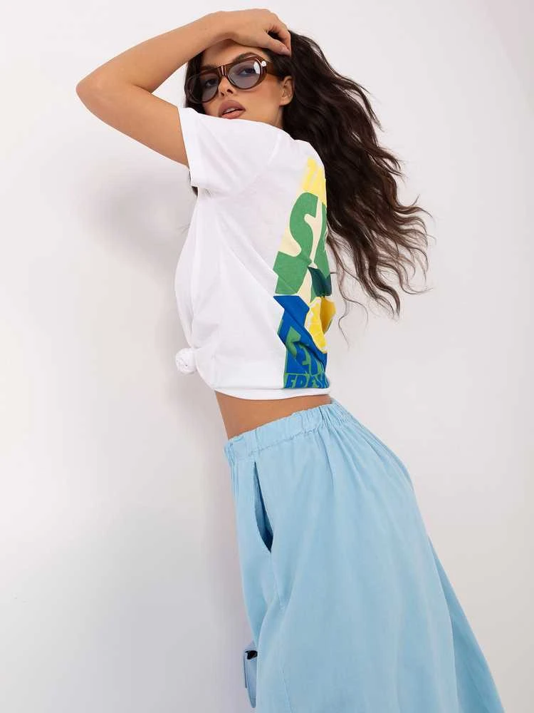 Italy Moda Kelnės-IT-SP-FL10309-1.02-šviesiai mėlyna