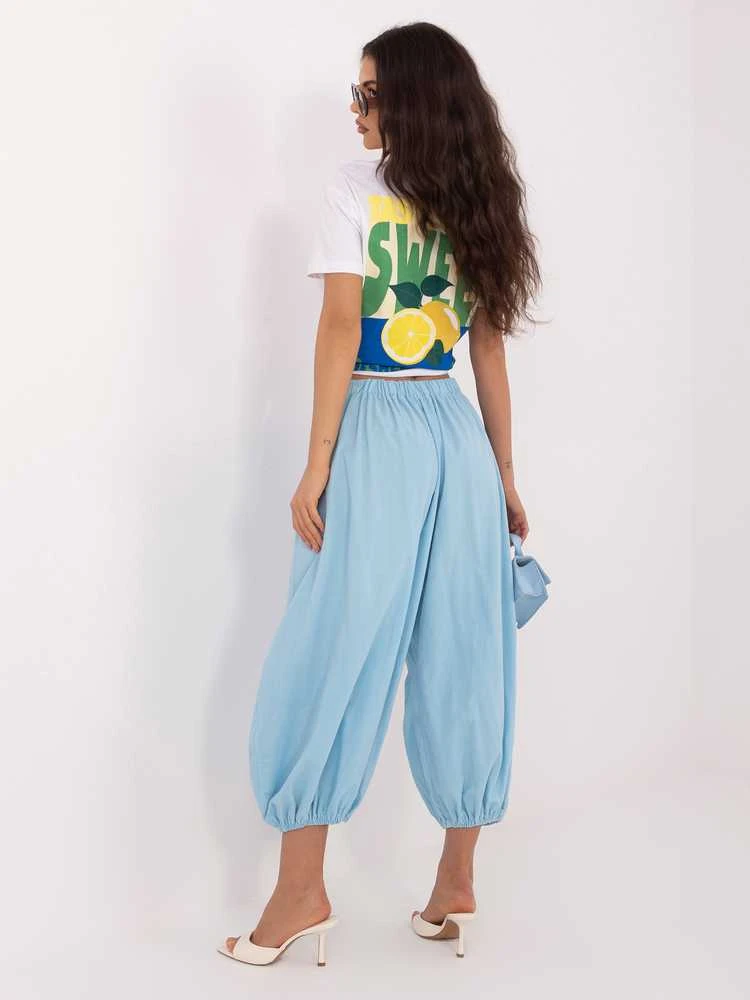 Italy Moda Kelnės-IT-SP-FL10309-1.02-šviesiai mėlyna