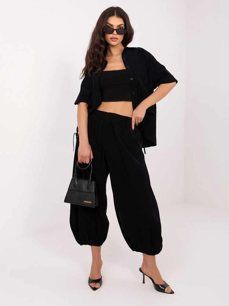 Italy Moda Kelnės-IT-SP-FL10309-1.91-juoda