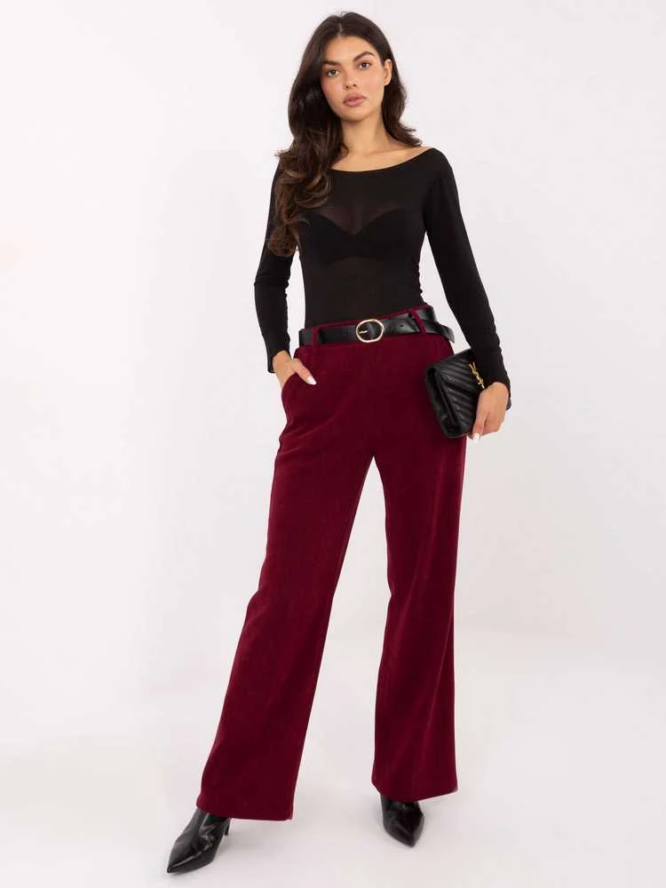 Italy Moda Kelnės-IT-SP-FL8252.18P-bordinė