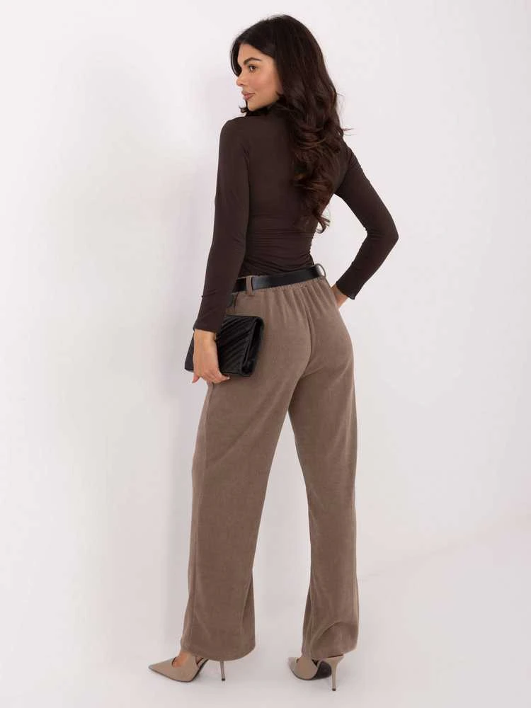 Italy Moda Kelnės-IT-SP-FL8252.18P-ciemny bezowy