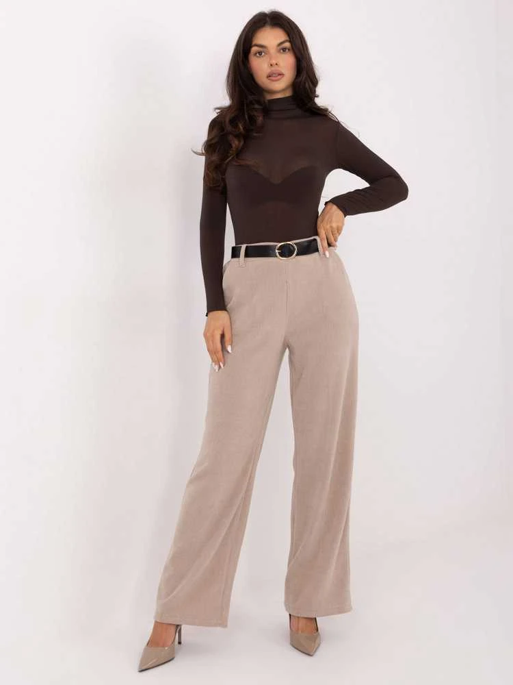 Italy Moda Kelnės-IT-SP-FL8252.18P-smėlio spalva