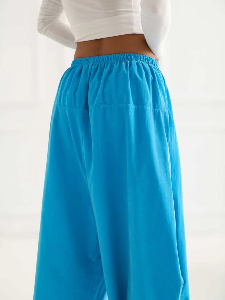 Italy Moda Kelnės-IT-SP-FL9321.95-mėlyna