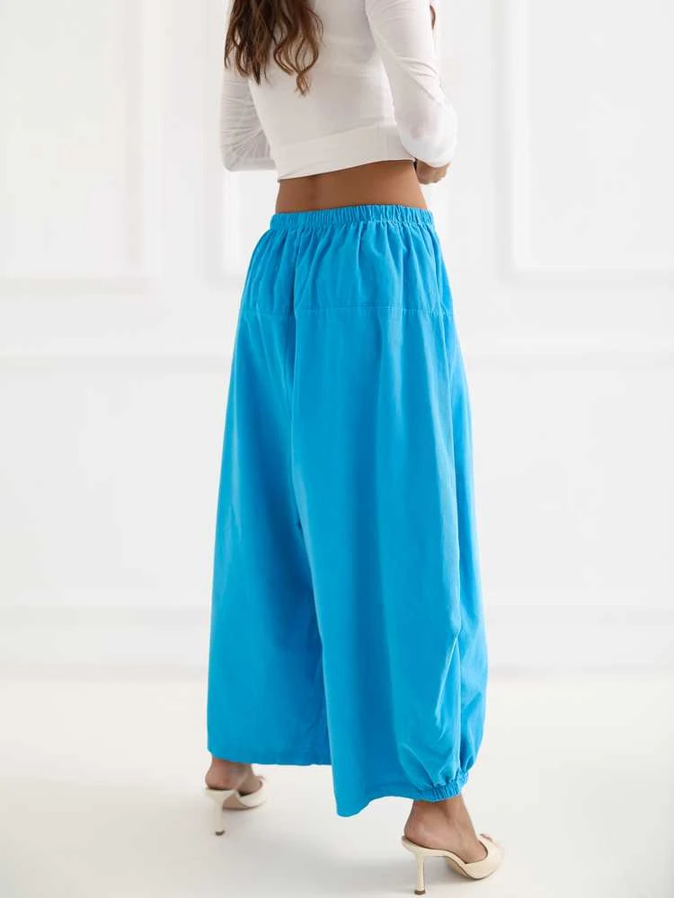 Italy Moda Kelnės-IT-SP-FL9321.95-mėlyna