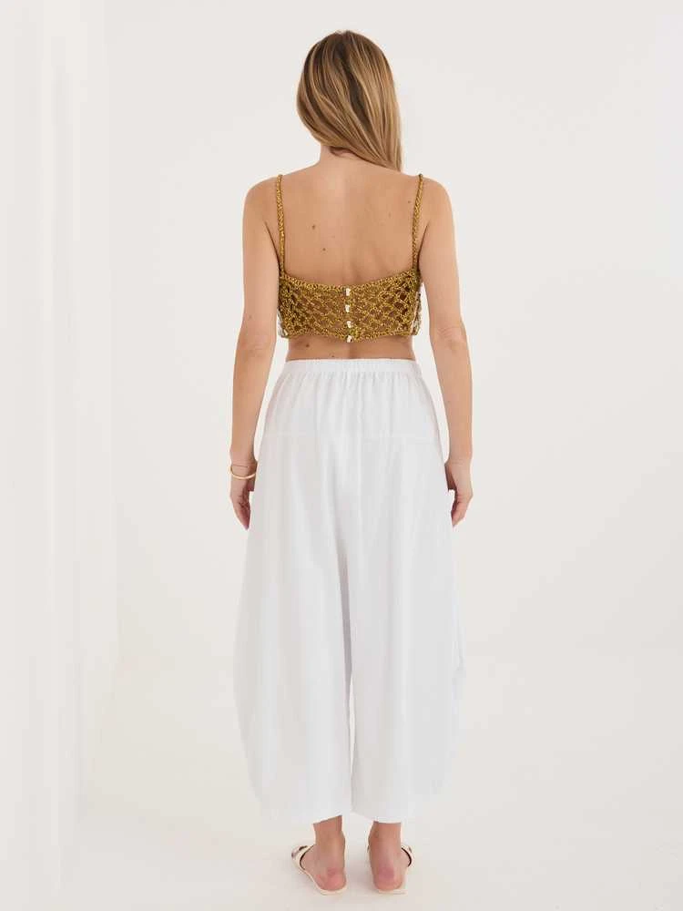 Italy Moda Kelnės-IT-SP-FL9321.96-balta