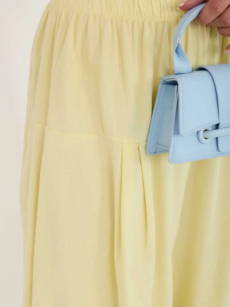 Italy Moda Kelnės-IT-SP-FL9321.96-jasny geltona