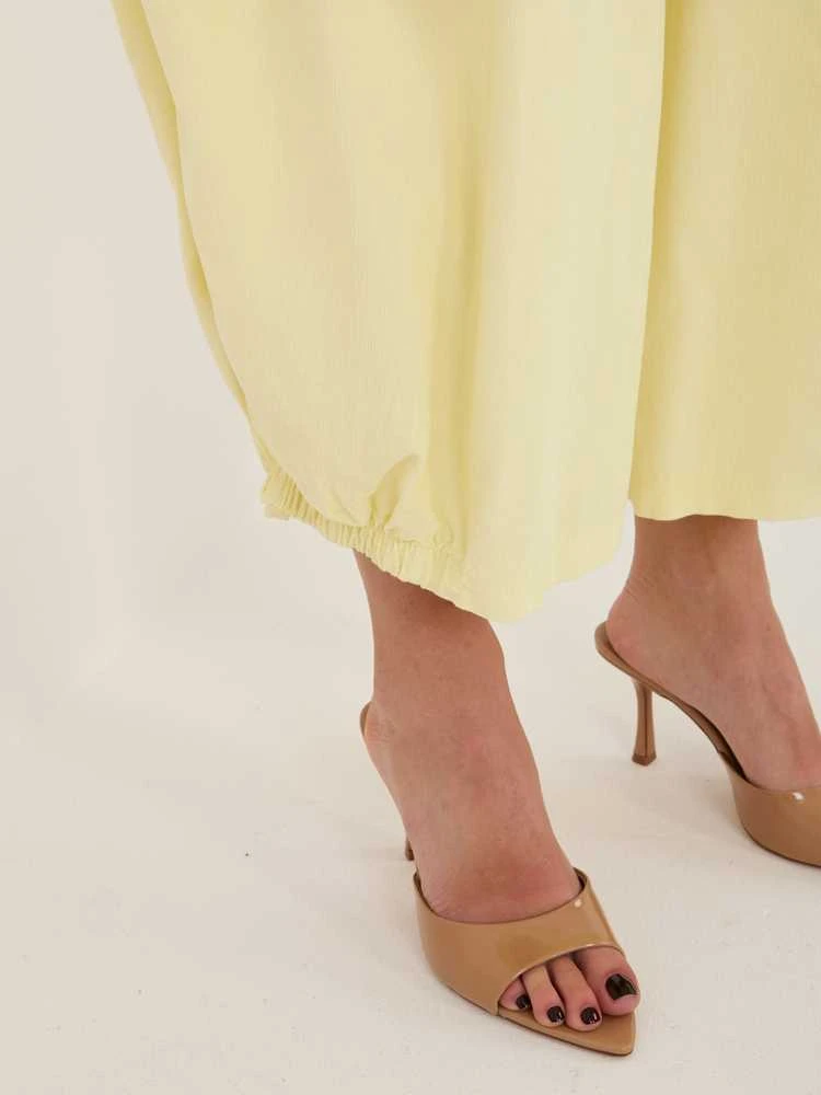 Italy Moda Kelnės-IT-SP-FL9321.96-jasny geltona