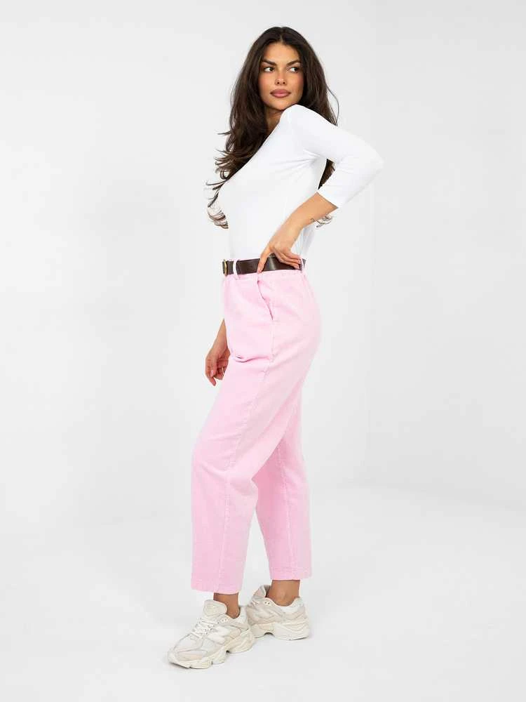 Italy Moda Kelnės-IT-SP-FL9767-1.02-jasny rožinė