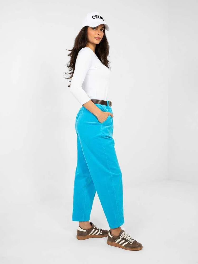 Italy Moda Kelnės-IT-SP-FL9767-1.02-mėlyna