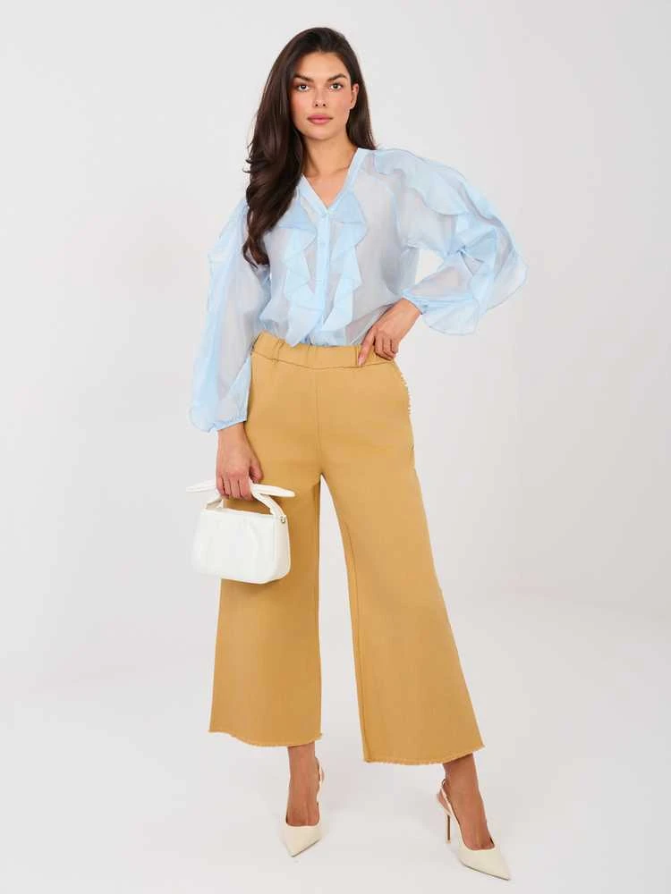 Italy Moda Kelnės-IT-SP-FL9997.76-camelowy