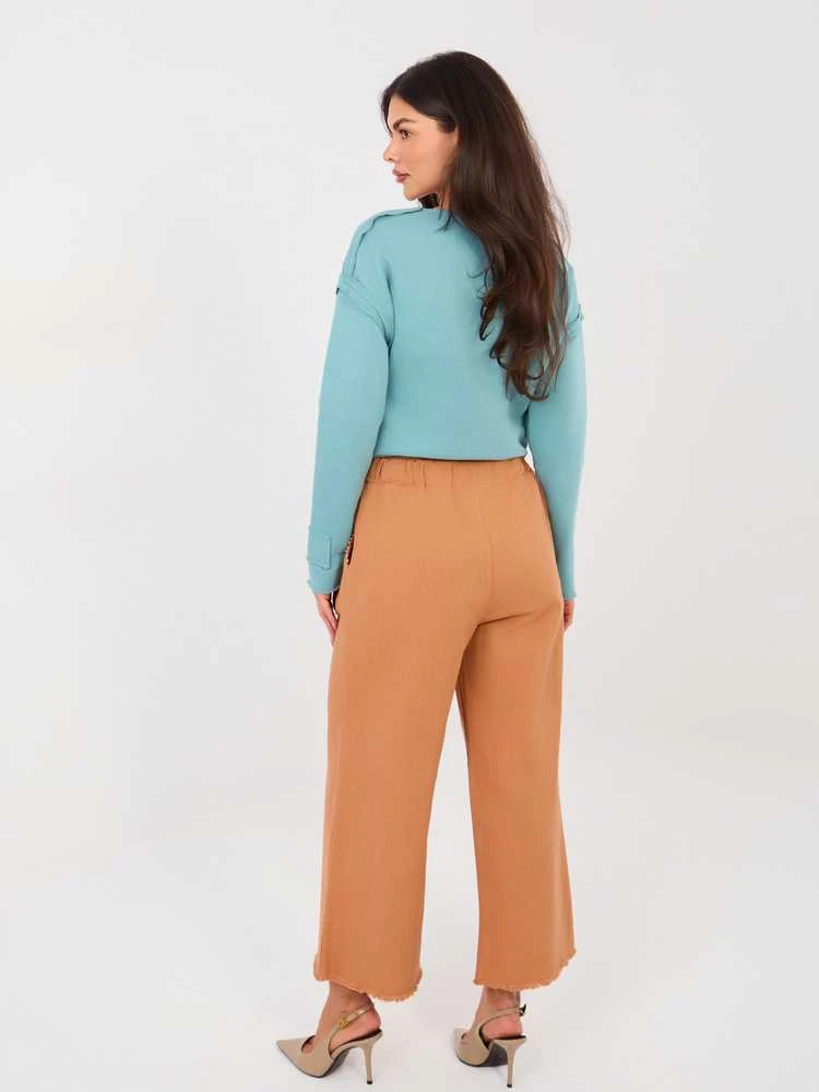 Italy Moda Kelnės-IT-SP-FL9997.76-ciemny oranžinė