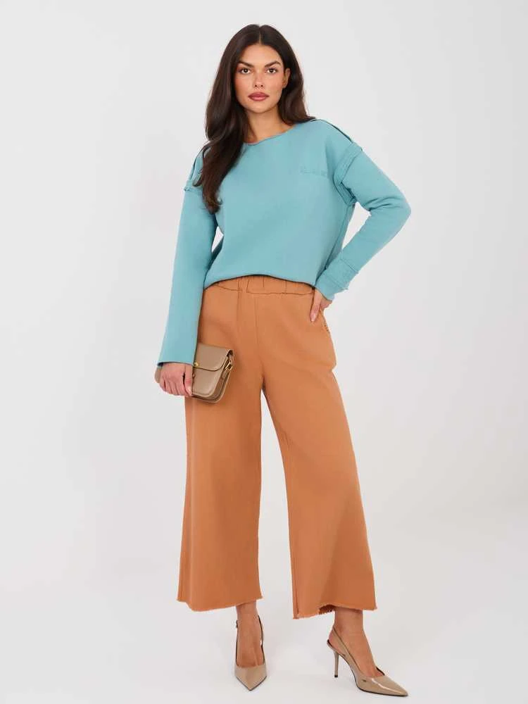 Italy Moda Kelnės-IT-SP-FL9997.76-ciemny oranžinė