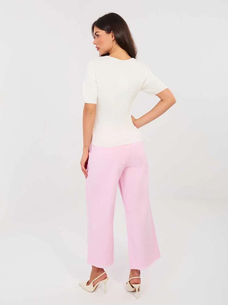 Italy Moda Kelnės-IT-SP-FL9997.76-jasny rožinė