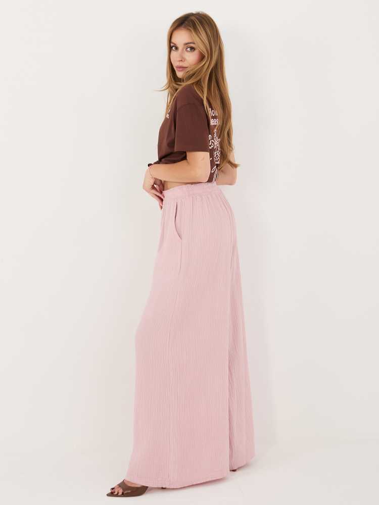Italy Moda Kelnės-MI-SP-2563.02-jasny rožinė