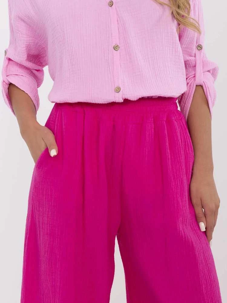 Italy Moda Kelnės-MI-SP-2563.84-fuksjowy