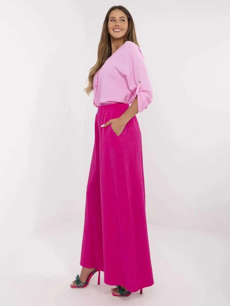 Italy Moda Kelnės-MI-SP-2563.84-fuksjowy