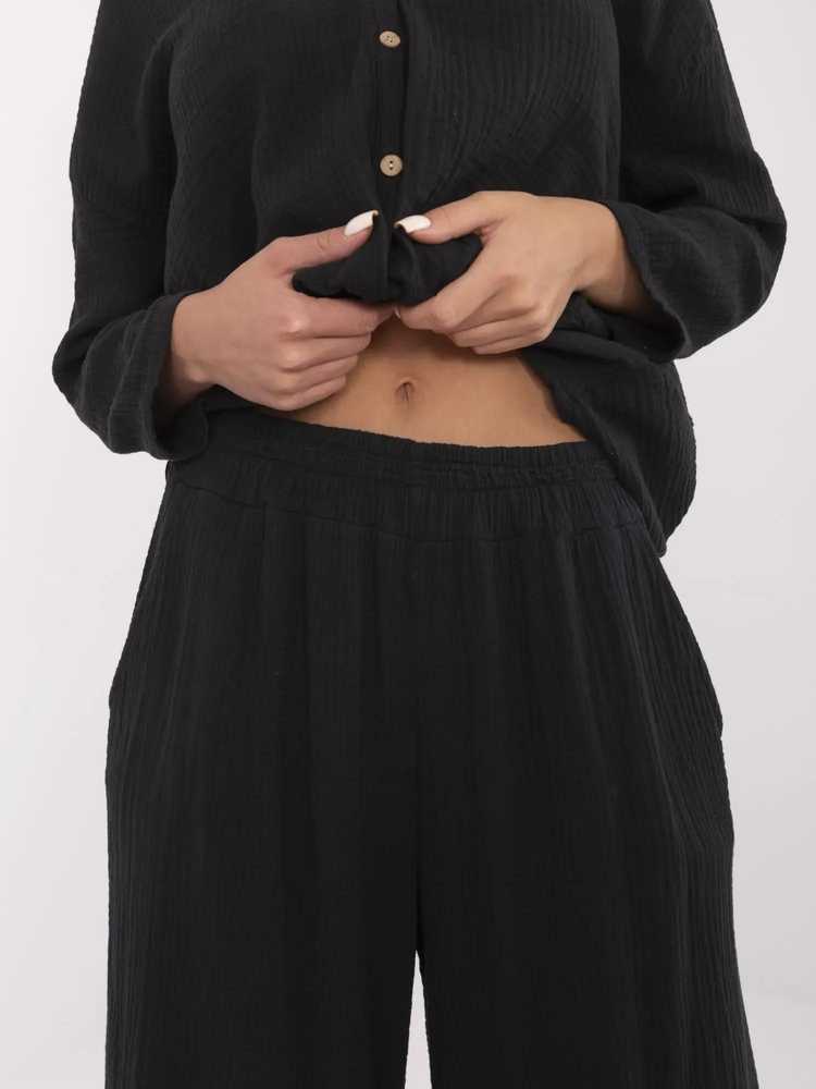 Italy Moda Kelnės-MI-SP-2563.84-juoda