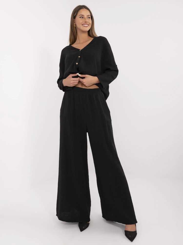 Italy Moda Kelnės-MI-SP-2563.84-juoda