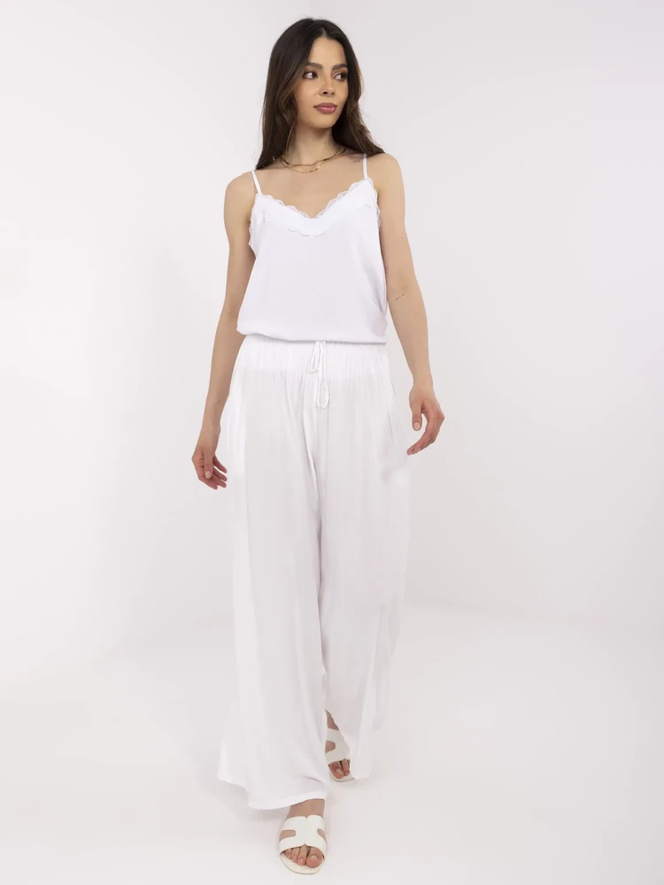 Italy Moda Kelnės-MI-SP-25734.78-balta