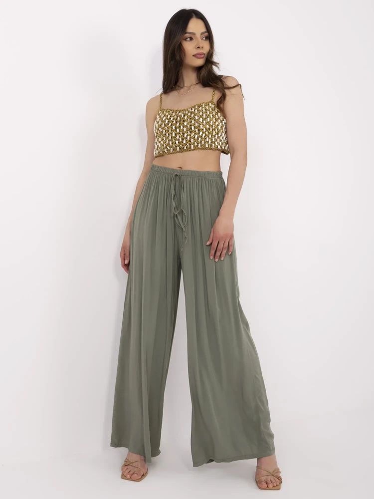 Italy Moda Kelnės-MI-SP-25734.78-khaki