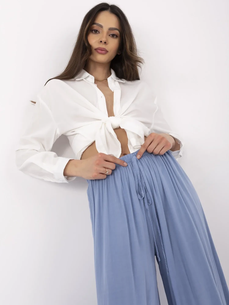 Italy Moda Kelnės-MI-SP-25734.78-mėlyna
