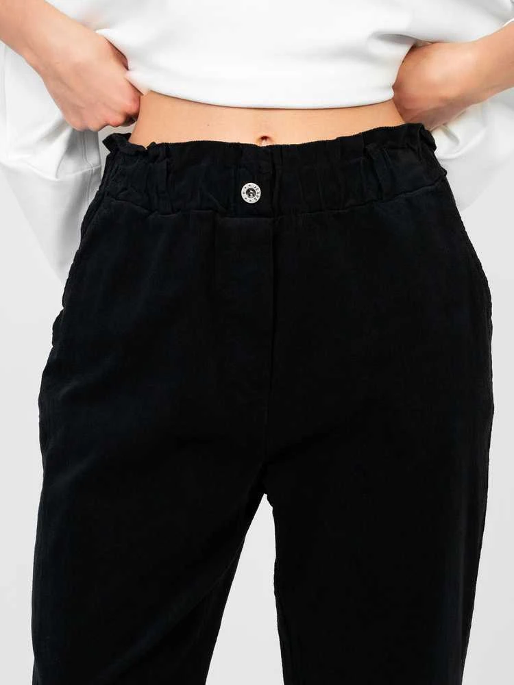 Italy Moda Kelnės-MI-SP-2689.47-juoda