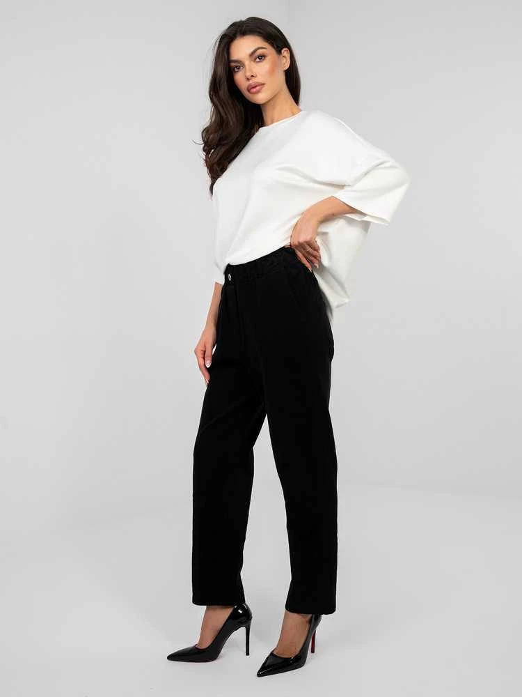 Italy Moda Kelnės-MI-SP-2689.47-juoda