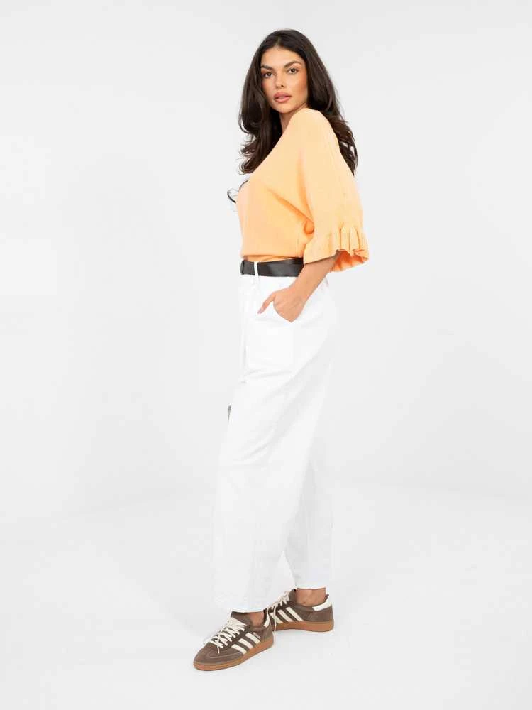 Italy Moda Kelnės-MI-SP-2690.00-balta