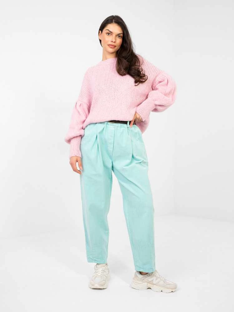 Italy Moda Kelnės-MI-SP-2690.00-mietowy