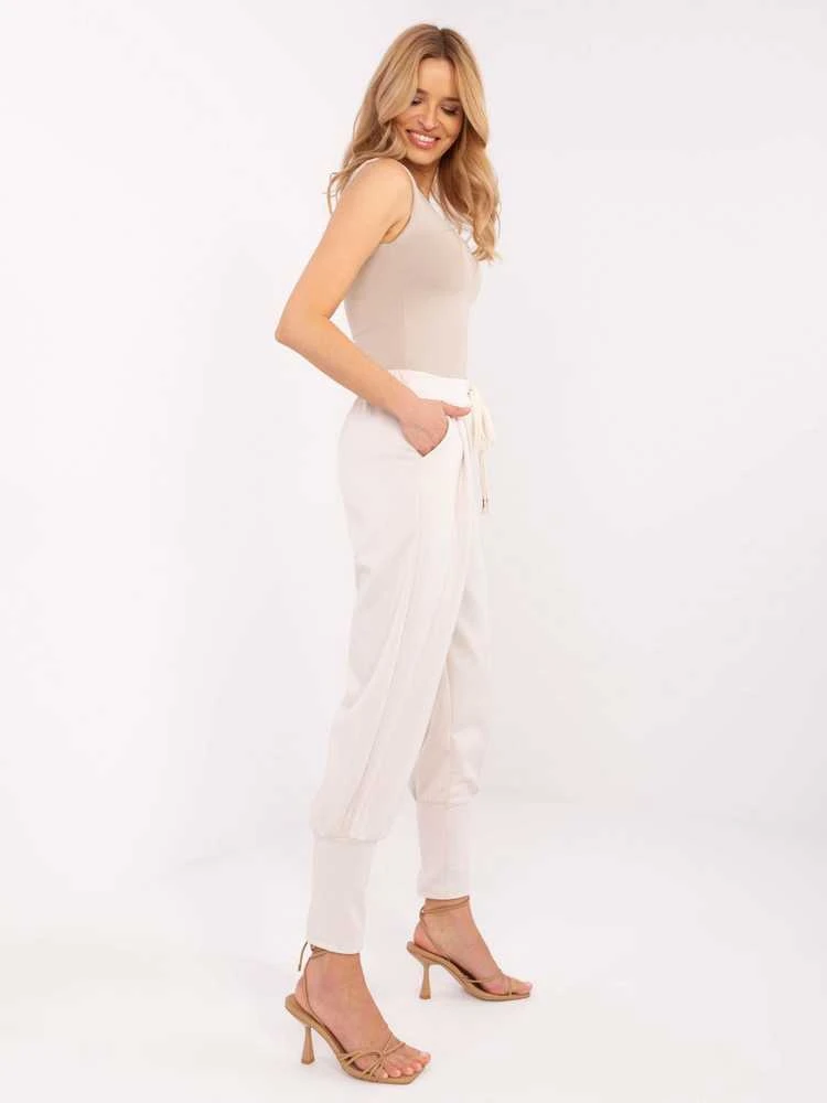 Italy Moda Kelnės-MI-SP-61700.80P-jasny smėlio spalva