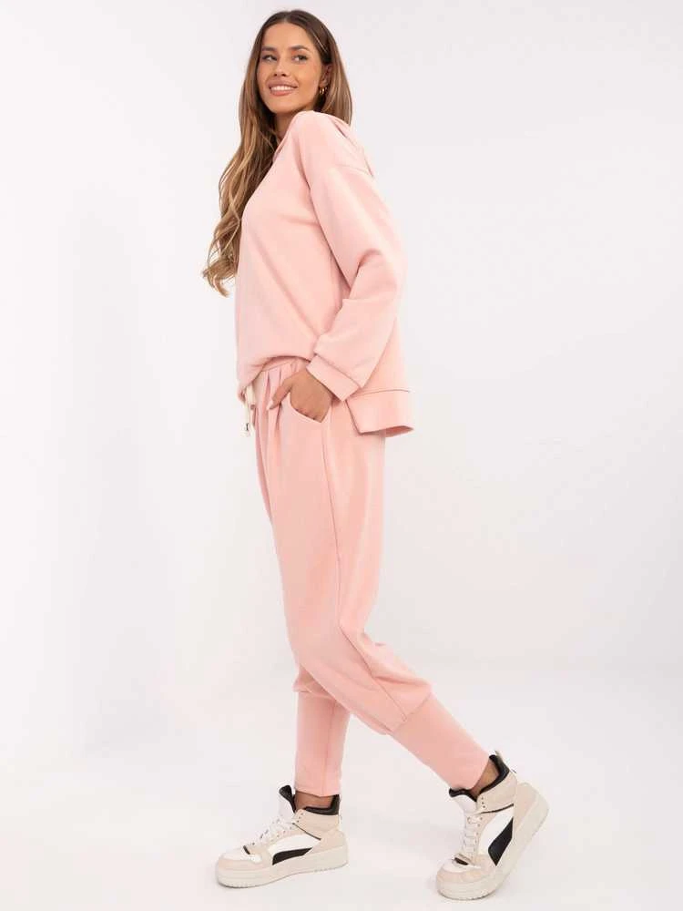 Italy Moda Kelnės-MI-SP-61700.80P-persikas