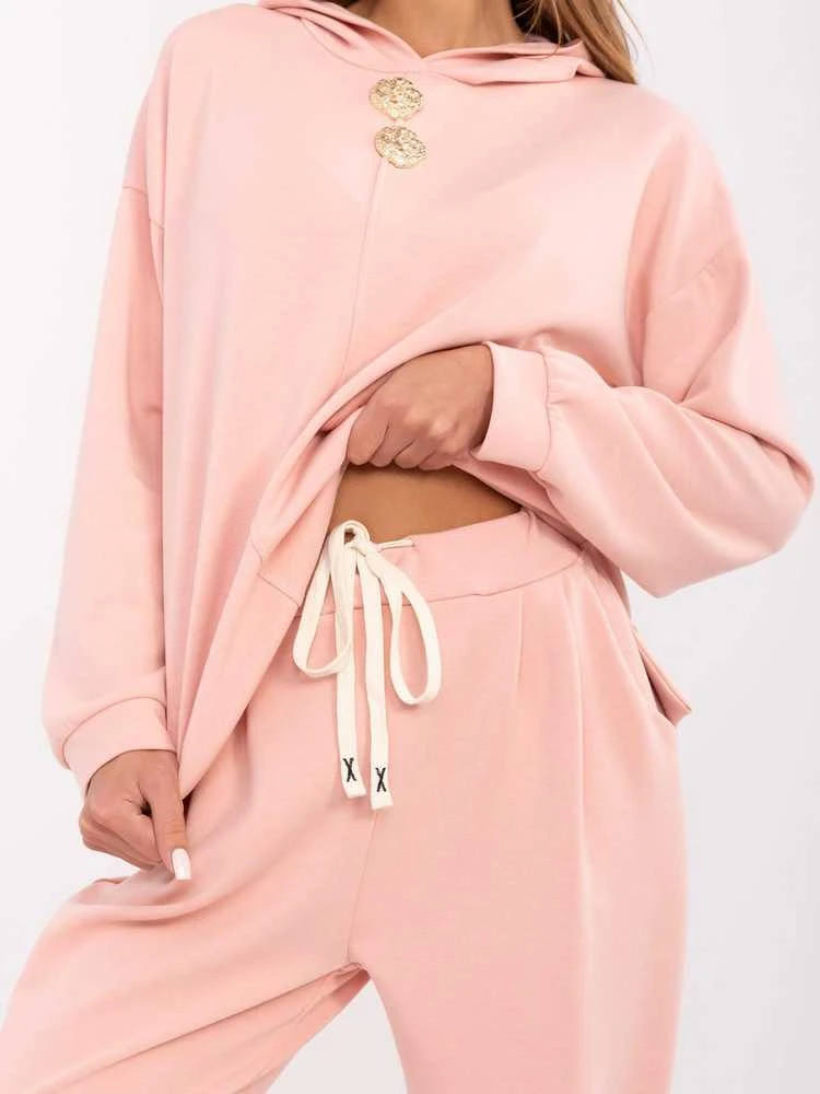 Italy Moda Kelnės-MI-SP-61700.80P-persikas