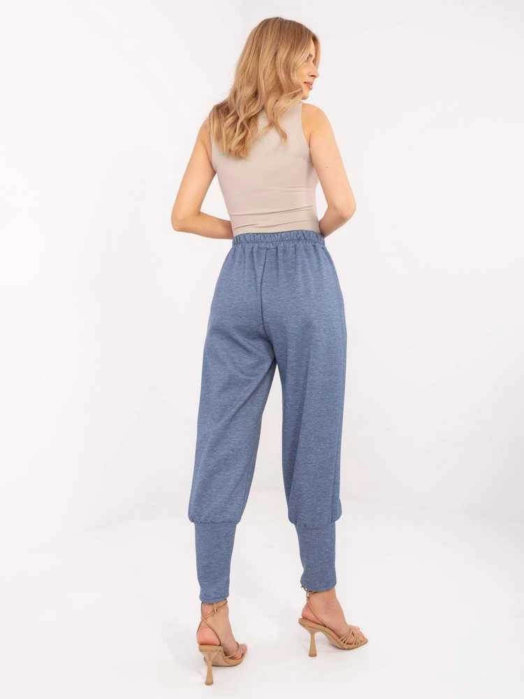 Italy Moda Kelnės-MI-SP-61700.80P-tamsiai mėlyna