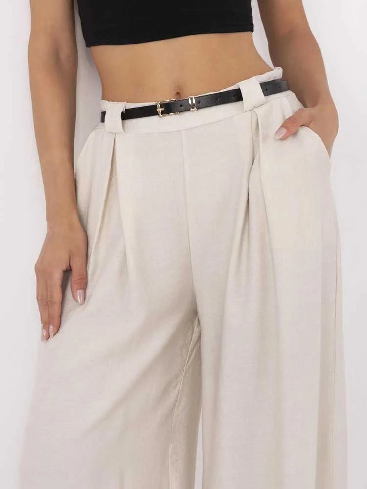 Italy Moda Kelnės-MI-SP-A2476.95-smėlio spalva